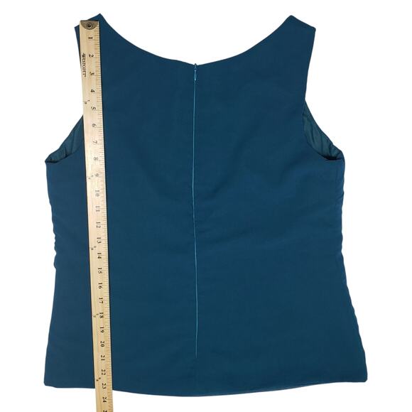 Elegant Blue-Green 2-Piece Women's Top Set – Size 14, Sheer Cardigan & Tank - Picture 8 of 13